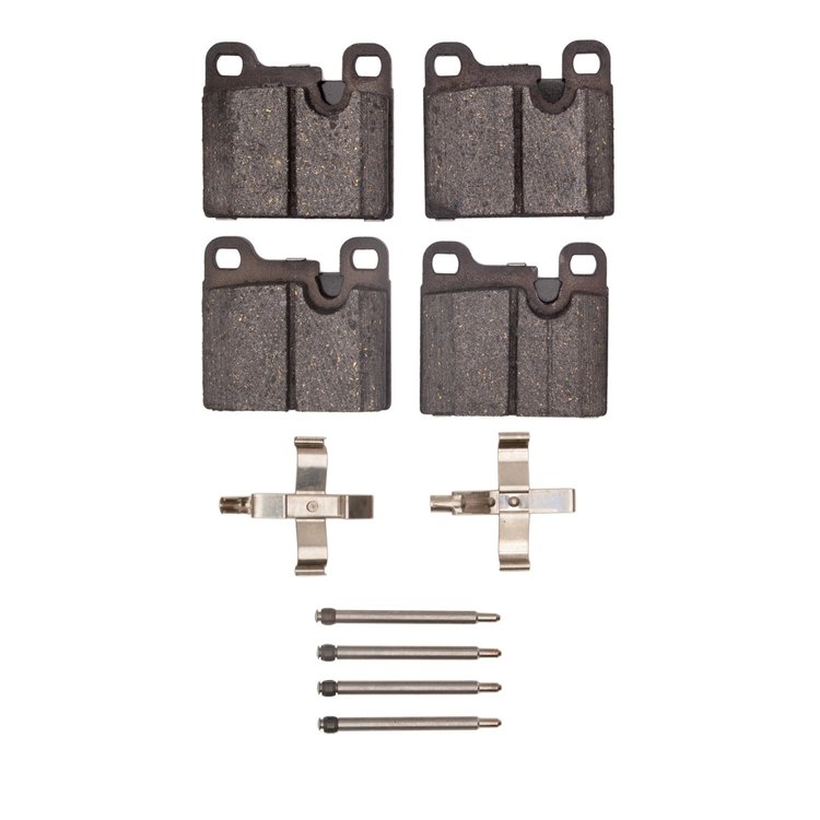 Performance Sport Brake Pads & Hardware Kit, 1984-1989 Audi/Porsche/Volkswagen, Position: Rear