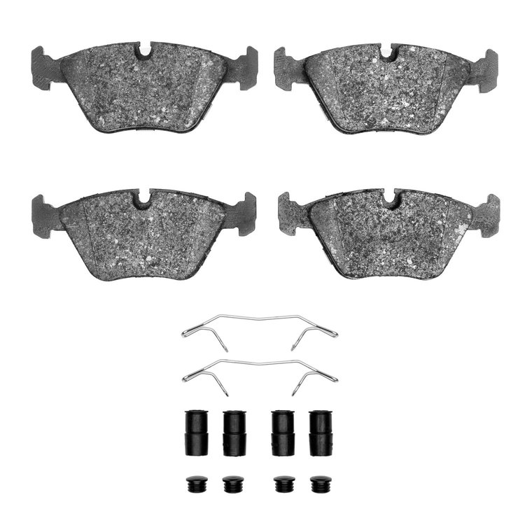 Performance Sport Brake Pads & Hardware Kit, 1989-1991 Audi/Porsche/Volkswagen, Position: Front