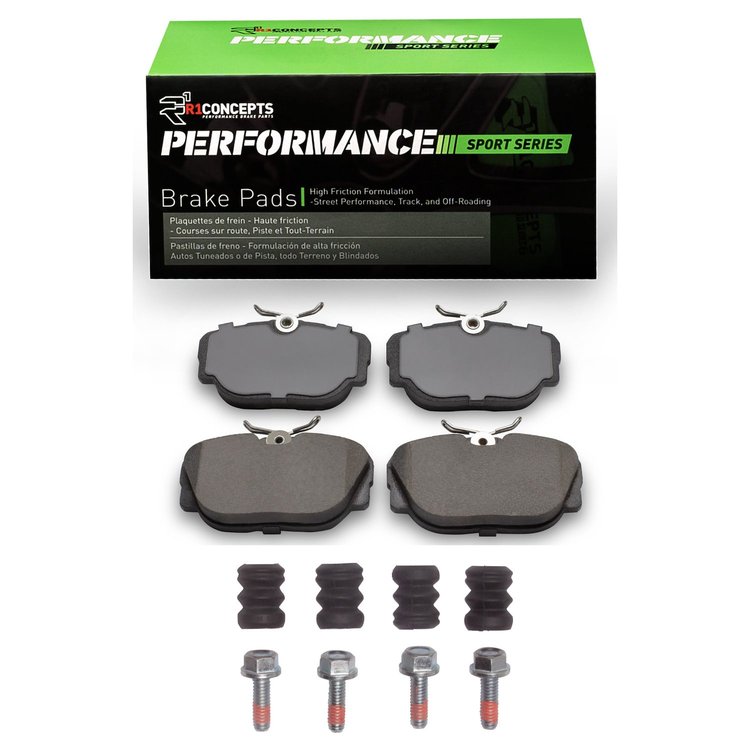 Performance Sport Brake Pads & Hardware Kit, 1983-1991 Fits Multiple Makes/Models, Position: Front