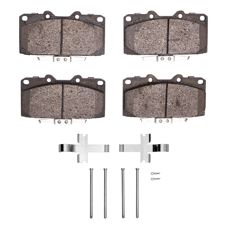 Performance Sport Brake Pads & Hardware Kit, 1989-1996 Infiniti/Nissan, Position: Front