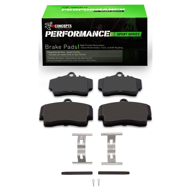Performance Sport Brake Pads & Hardware Kit, 1997-2012 Audi/Porsche/Volkswagen, Position: Rear