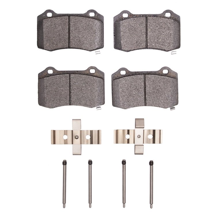 Performance Sport Brake Pads & Hardware Kit, Fits Select Fits Multiple Makes/Models, Position: Rear