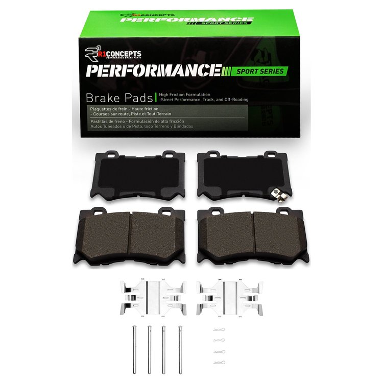 Performance Sport Brake Pads & Hardware Kit, Fits Select Infiniti/Nissan, Position: Front