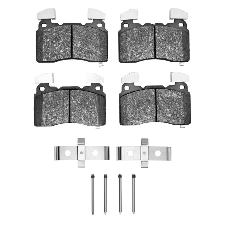 Performance Sport Brake Pads & Hardware Kit, 2012-2017 Fits Multiple Makes/Models, Position: Front