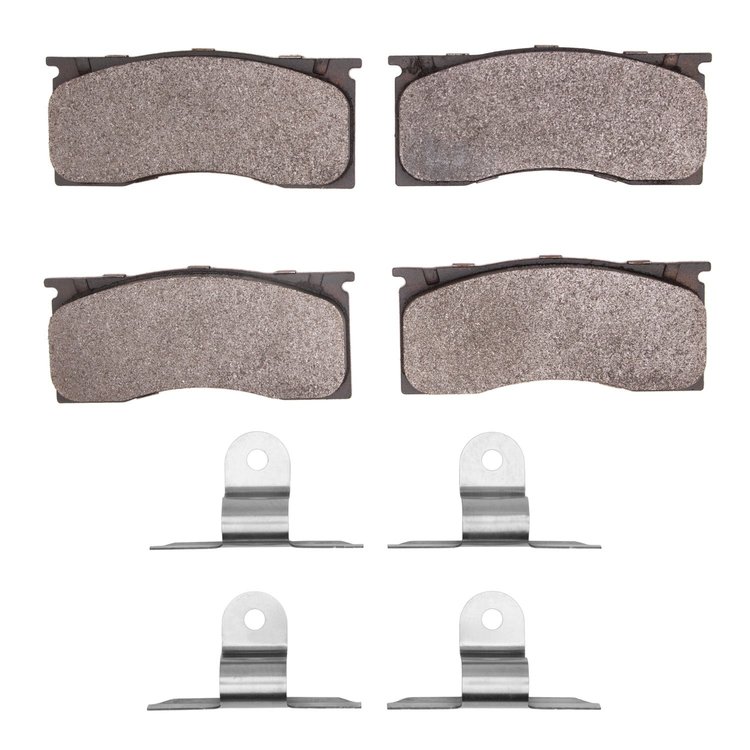Ceramic Brake Pads & Hardware Kit, 1964-1972 Fits Multiple Makes/Models, Position: Front