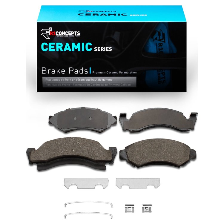 Ceramic Brake Pads & Hardware Kit, 1973-1985 Fits Multiple Makes/Models, Position: Front