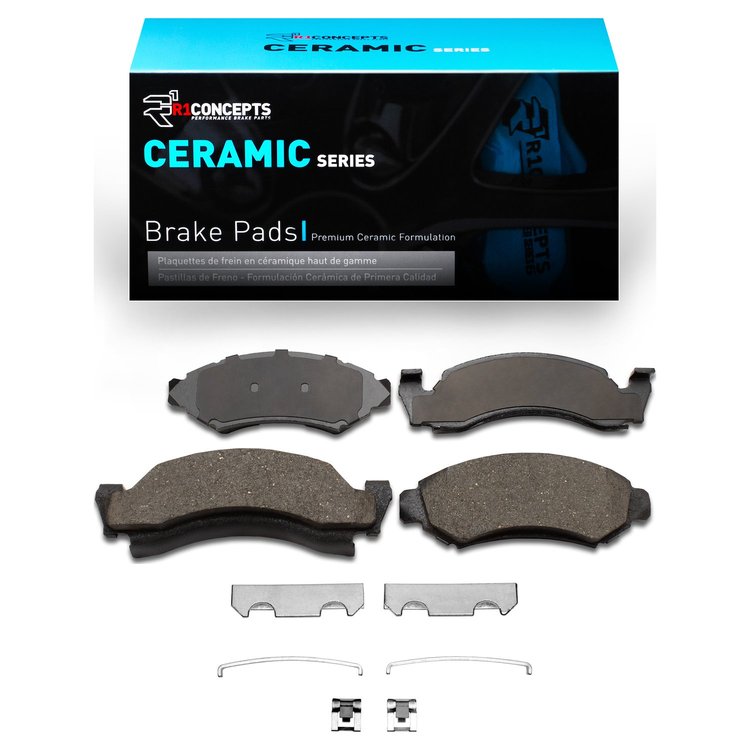 Ceramic Brake Pads & Hardware Kit, 1972-1980 Fits Multiple Makes/Models, Position: Front