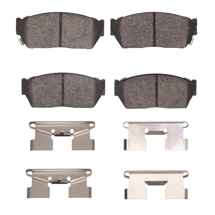 Ceramic Brake Pads & Hardware Kit, 1982-1987 Acura/Honda, Position: Front