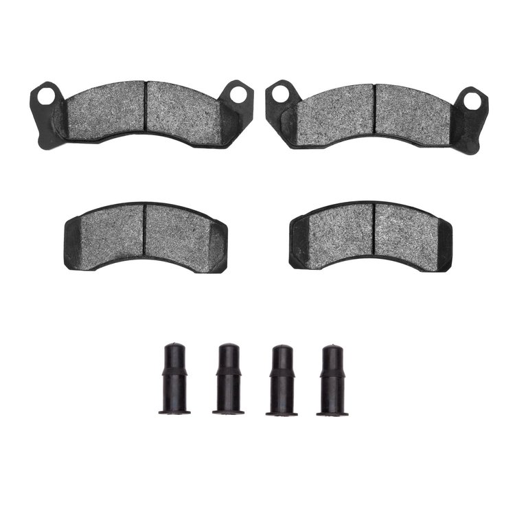 Ceramic Brake Pads & Hardware Kit, 1987-1993 Ford/Lincoln/Mercury/Mazda, Position: Front