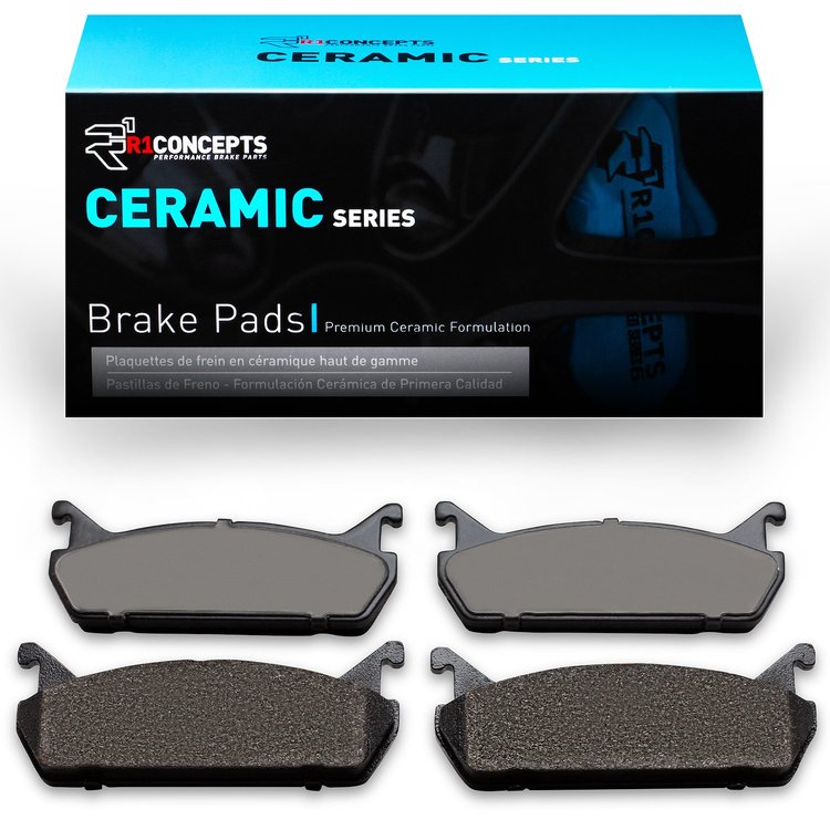 Ceramic Brake Pads, 1990-1996 Ford/Lincoln/Mercury/Mazda, Position: Rear