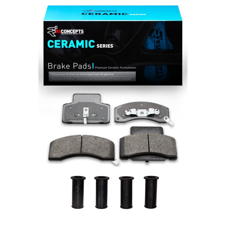 Ceramic Brake Pads & Hardware Kit, 1990-2002 Fits Multiple Makes/Models, Position: Front