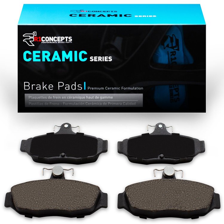 Ceramic Brake Pads, 1986-1993 Ford/Lincoln/Mercury/Mazda, Position: Rear
