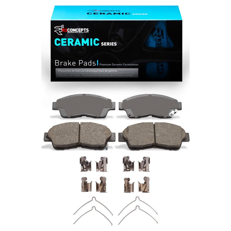 Ceramic Brake Pads & Hardware Kit, 1992-2003 Fits Multiple Makes/Models, Position: Front