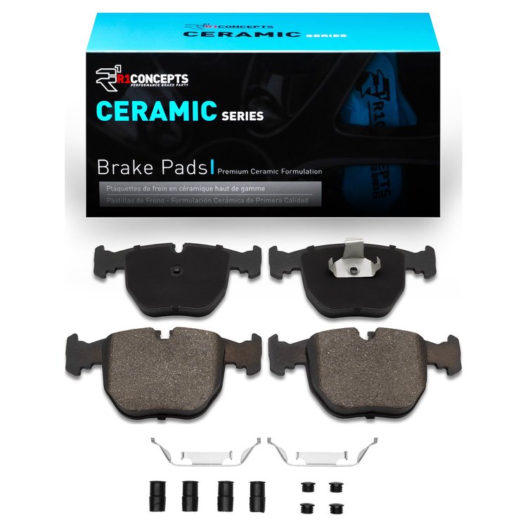 Ceramic Brake Pads & Hardware Kit, 1995-2006 Fits Multiple Makes/Models, Position: Front