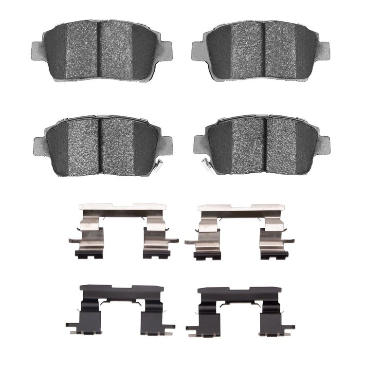 Ceramic Brake Pads & Hardware Kit, 2000-2000 Lexus/Toyota/Scion, Position: Front