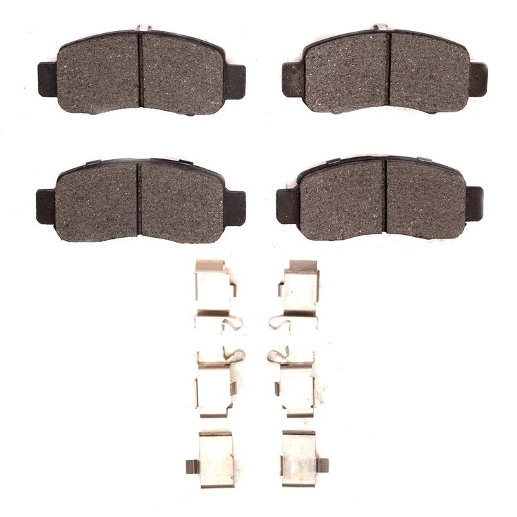 Ceramic Brake Pads & Hardware Kit, 2000-2006 Acura/Honda, Position: Front