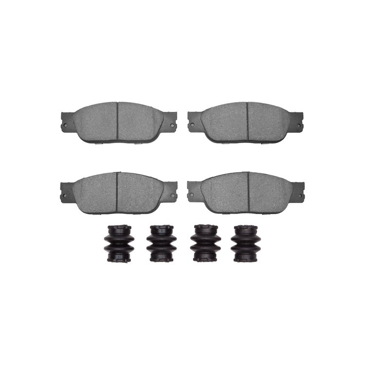 Ceramic Brake Pads & Hardware Kit, 2003-2005 Jaguar, Position: Front