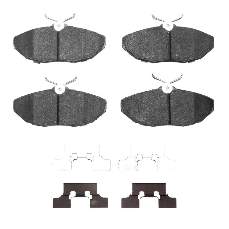 Ceramic Brake Pads & Hardware Kit, 2003-2005 Jaguar, Position: Rear