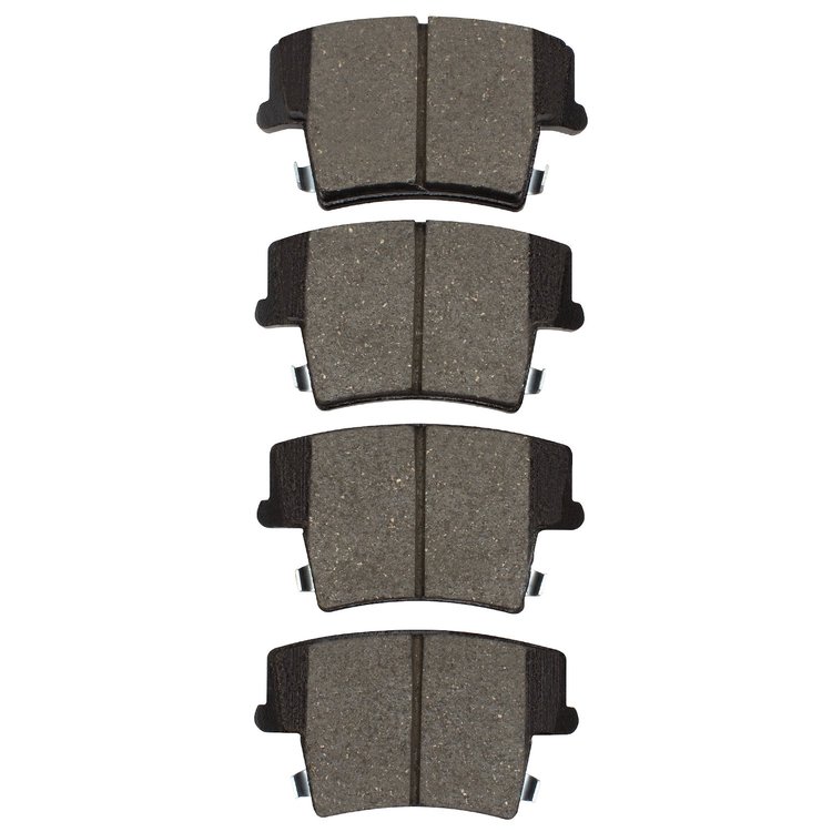 Ceramic Brake Pads, Fits Select Mopar, Position: Rear