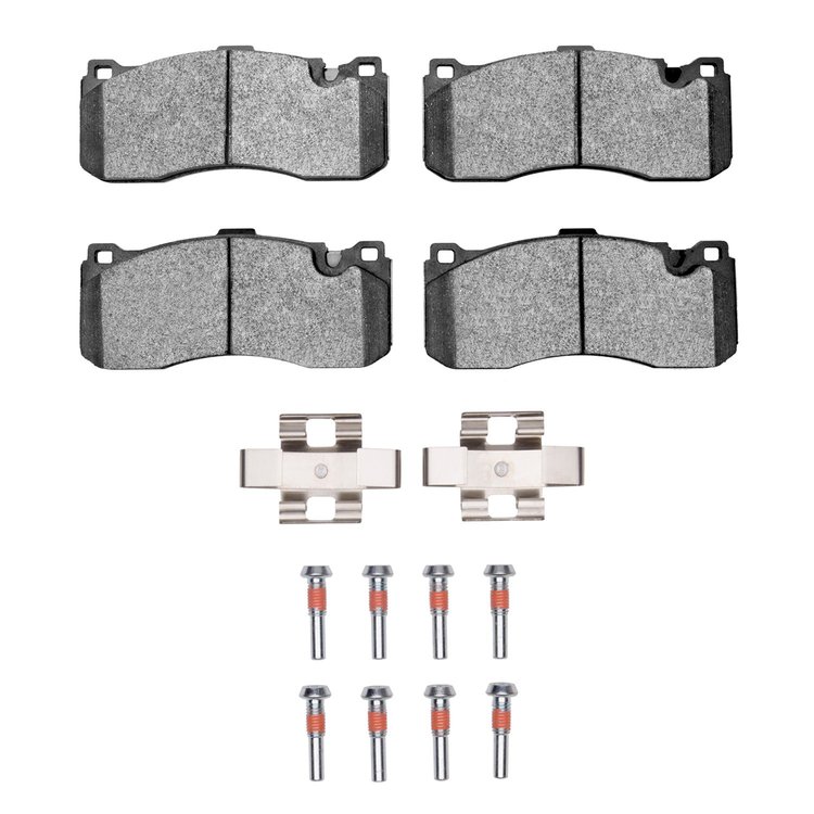 Ceramic Brake Pads & Hardware Kit, 2006-2013 Fits Multiple Makes/Models, Position: Front