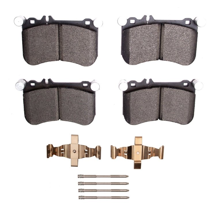 Ceramic Brake Pads & Hardware Kit, 2010-2020 Mercedes-Benz, Position: Front