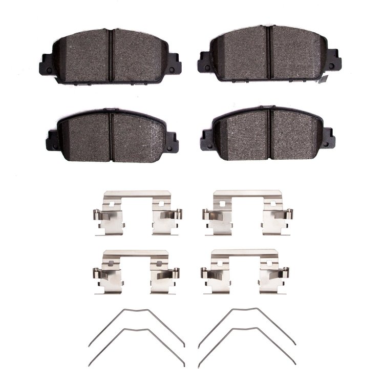 Ceramic Brake Pads & Hardware Kit, Fits Select Acura/Honda, Position: Front