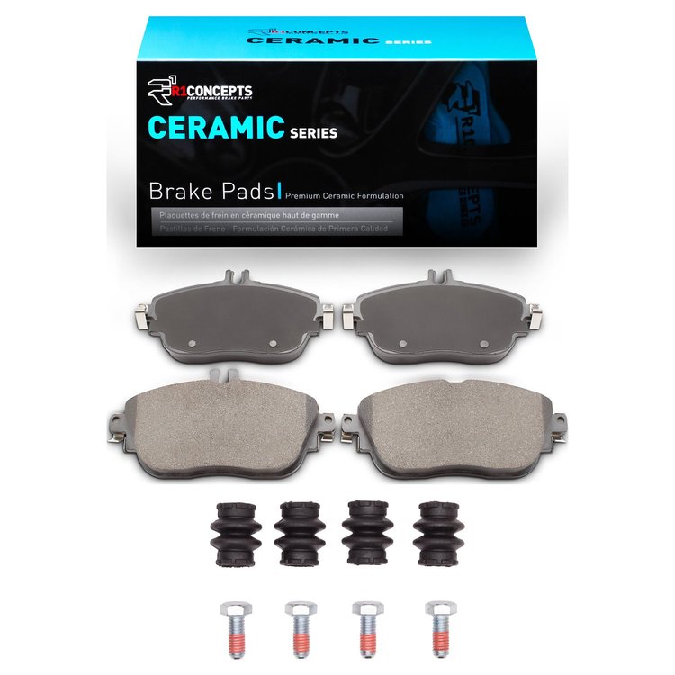 Ceramic Brake Pads & Hardware Kit, 2012-2020 Fits Multiple Makes/Models, Position: Front