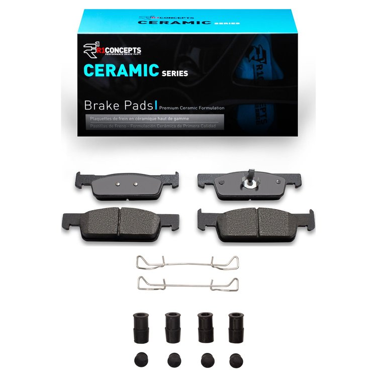Ceramic Brake Pads & Hardware Kit, 2015-2017 Renault, Position: Front