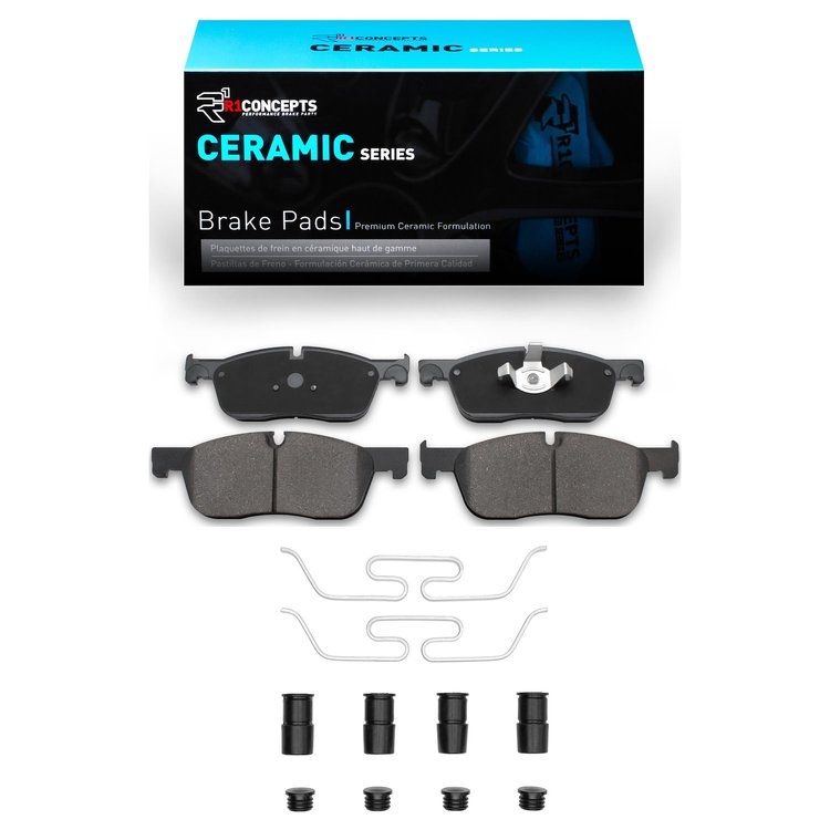 Ceramic Brake Pads & Hardware Kit, 2015-2019 Fits Multiple Makes/Models, Position: Front