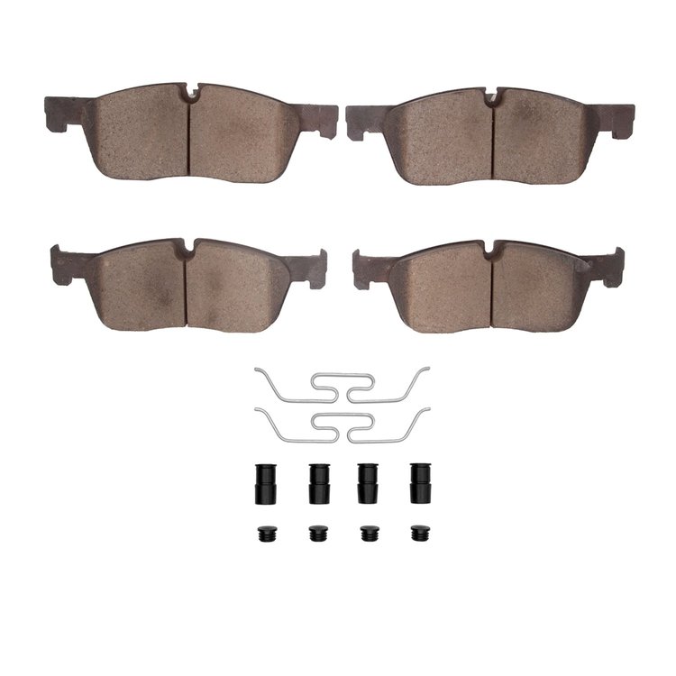 Ceramic Brake Pads & Hardware Kit, 2017-2020 Fits Multiple Makes/Models, Position: Front
