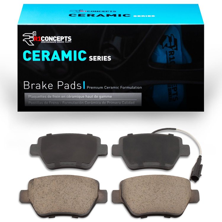 Ceramic Brake Pads, 2014-2016 Maserati, Position: Rear