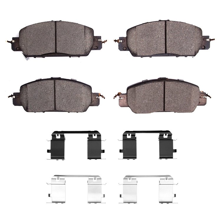 Ceramic Brake Pads & Hardware Kit, 2016-2017 Acura/Honda, Position: Front