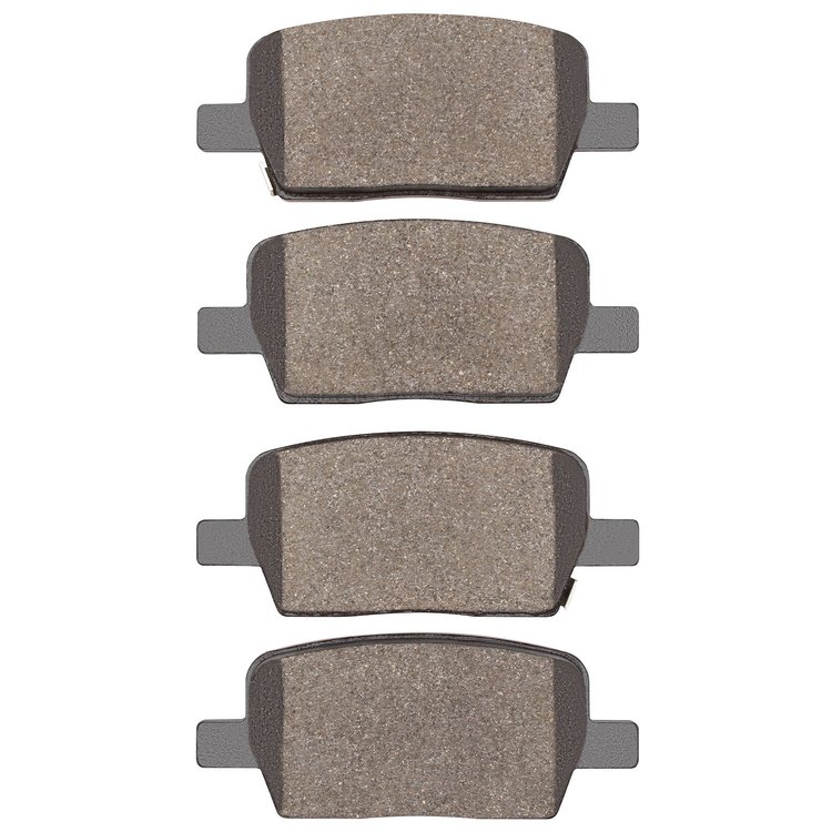 Ceramic Brake Pads, Fits Select GM, Position: Rear