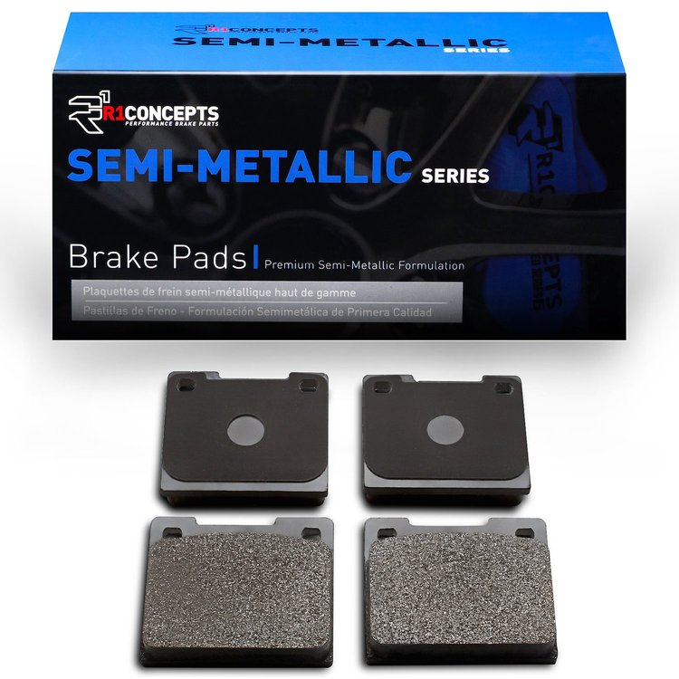 Semi-Metallic Brake Pads, 1965-1987 Fits Multiple Makes/Models, Position: Rear & Front