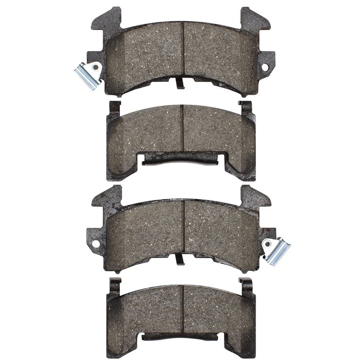 Semi-Metallic Brake Pads, 1978-2003 GM, Position: Front