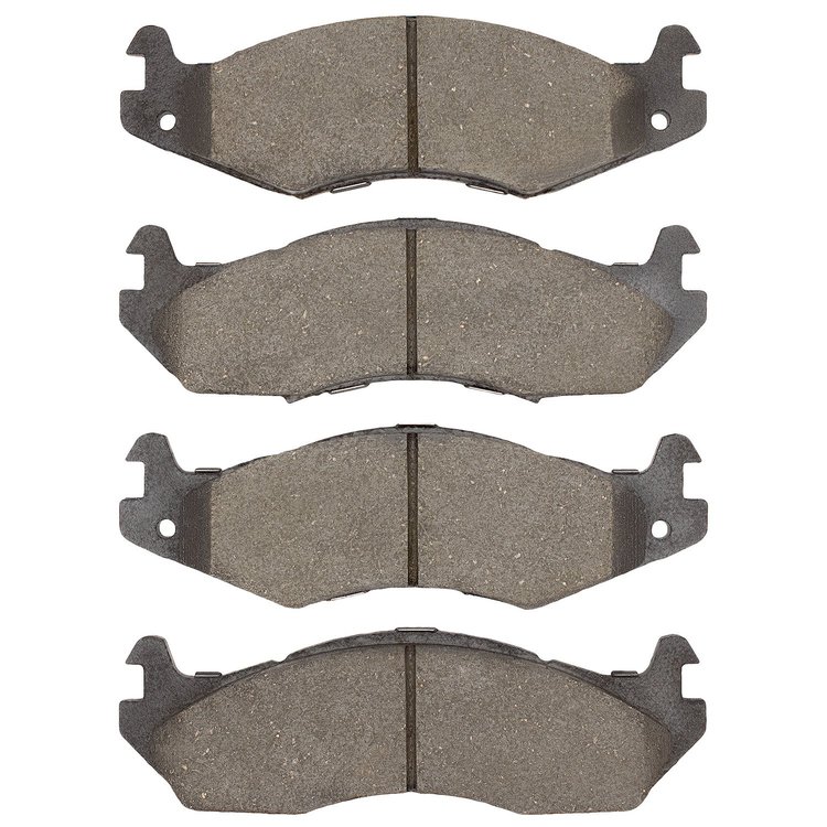 Semi-Metallic Brake Pads, 1982-1992 Mopar, Position: Front