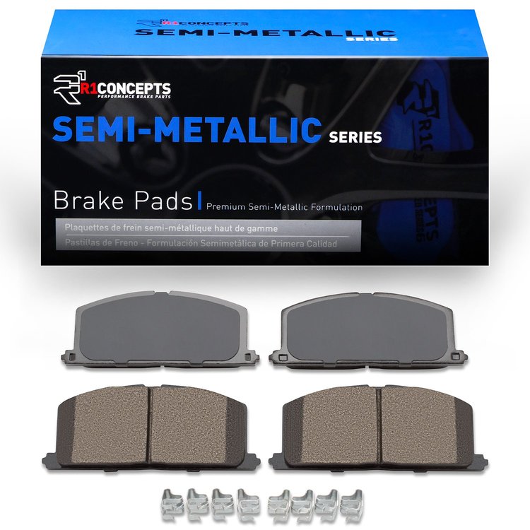 Semi-Metallic Brake Pads, 1983-1999 Fits Multiple Makes/Models, Position: Front