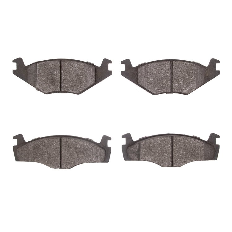 Semi-Metallic Brake Pads, 1984-2009 Audi/Porsche/Volkswagen, Position: Front