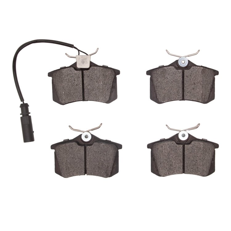 Semi-Metallic Brake Pads, 2002-2008 Audi/Porsche/Volkswagen, Position: Rear