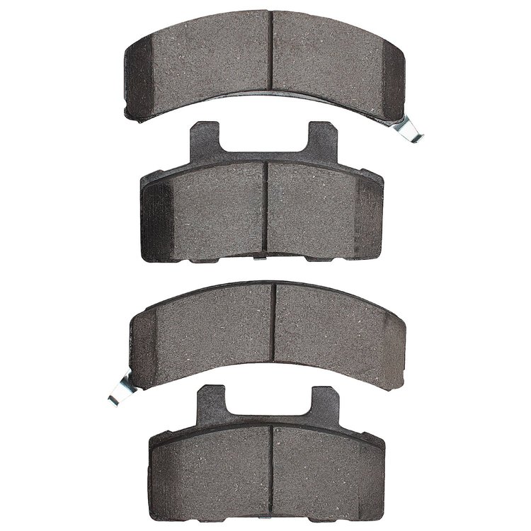 Semi-Metallic Brake Pads, 1988-1991 GM, Position: Front