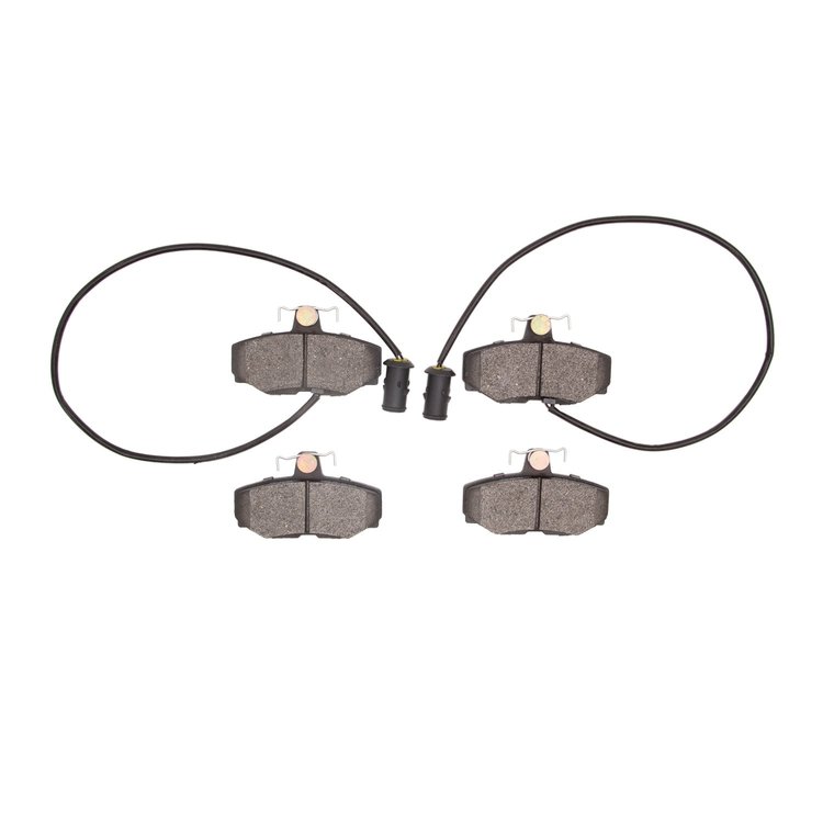 Semi-Metallic Brake Pads, 1986-1987 Jaguar, Position: Rear