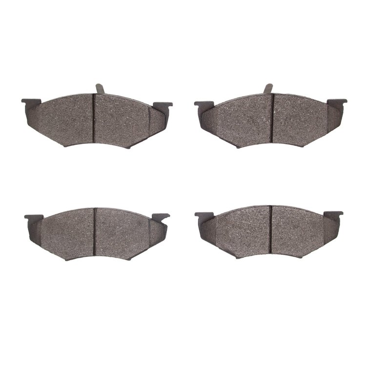 Semi-Metallic Brake Pads, 1989-1990 Mopar, Position: Front