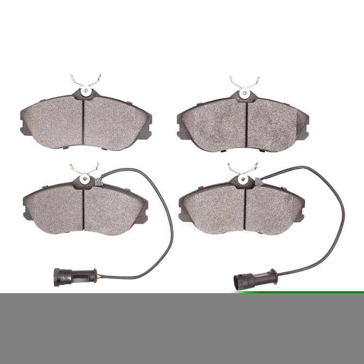 Semi-Metallic Brake Pads, 1985-1998 Audi/Porsche/Volkswagen, Position: Front