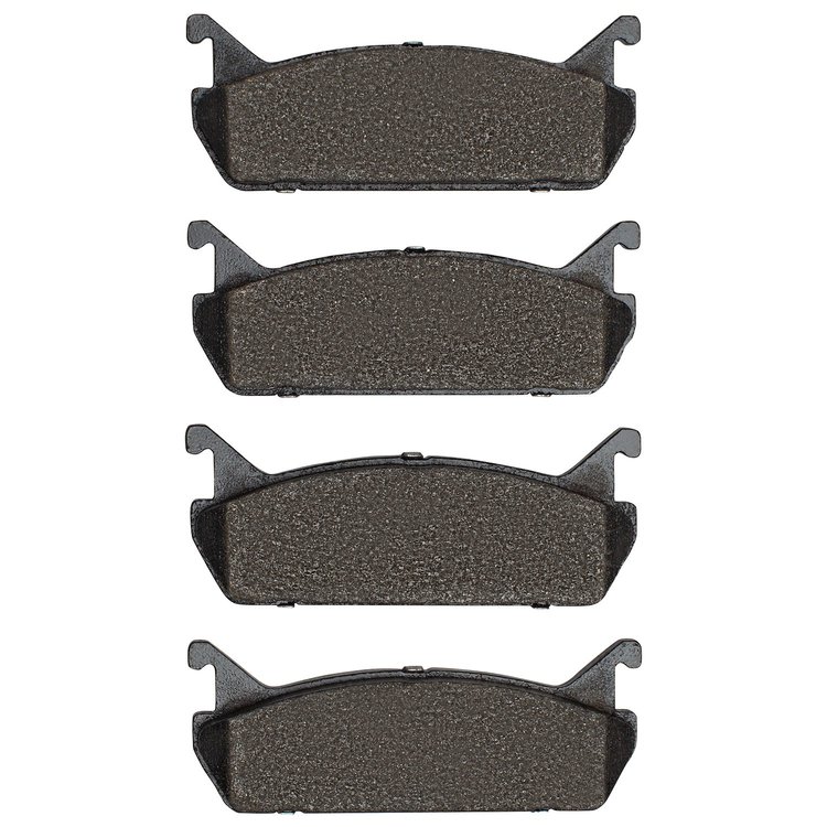 Semi-Metallic Brake Pads, 1990-1996 Ford/Lincoln/Mercury/Mazda, Position: Rear