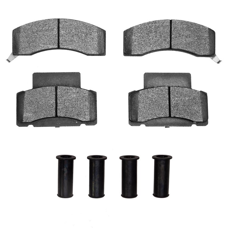 Semi-Metallic Brake Pads & Hardware Kit, 1990-2002 Fits Multiple Makes/Models, Position: Front