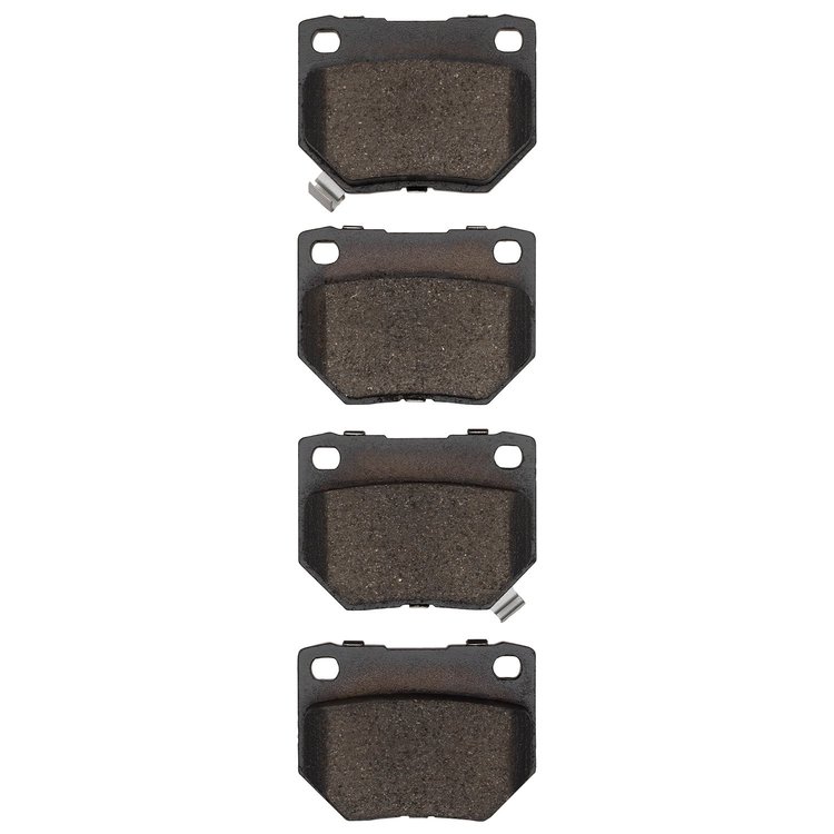 Semi-Metallic Brake Pads, 1989-1996 Infiniti/Nissan, Position: Rear