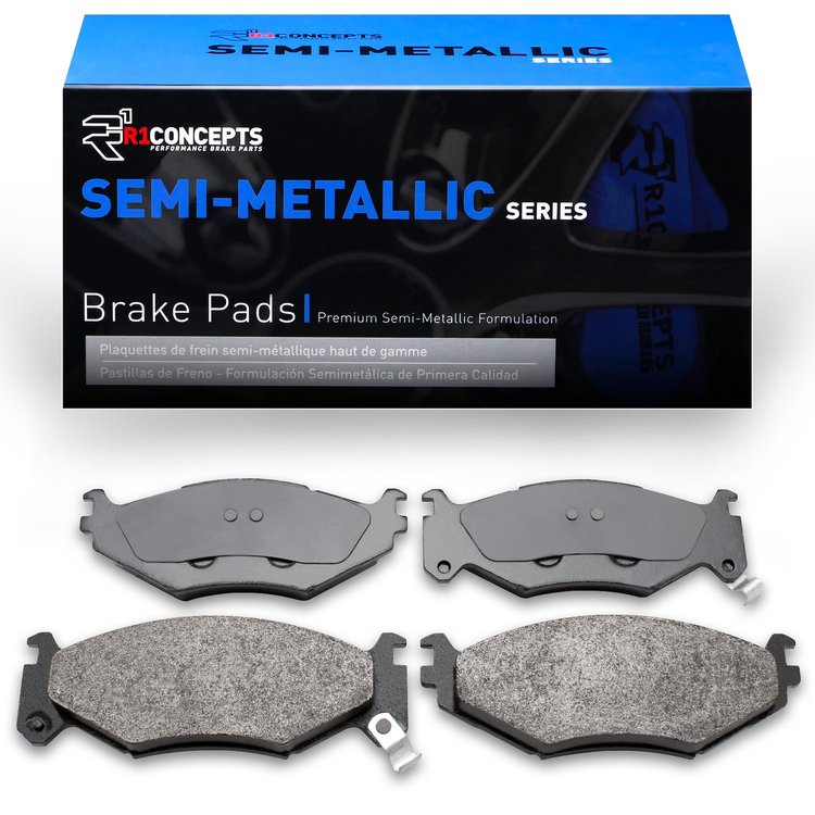 Semi-Metallic Brake Pads, 1991-1995 Mopar, Position: Front