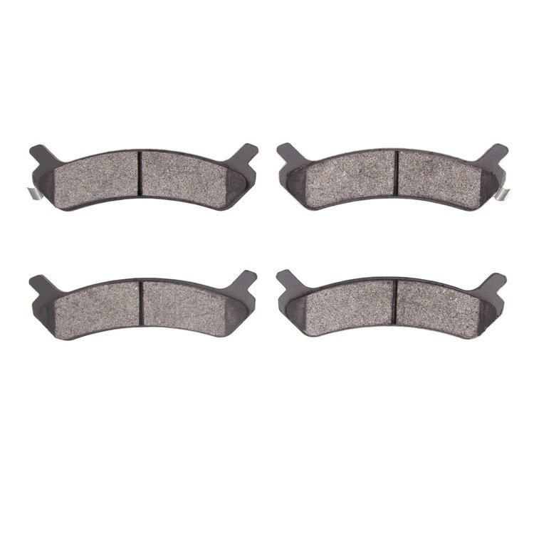 Semi-Metallic Brake Pads, 1991-1994 Kia/Hyundai/Genesis, Position: Rear
