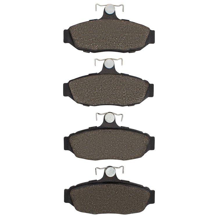 Semi-Metallic Brake Pads, 1986-1993 Ford/Lincoln/Mercury/Mazda, Position: Rear