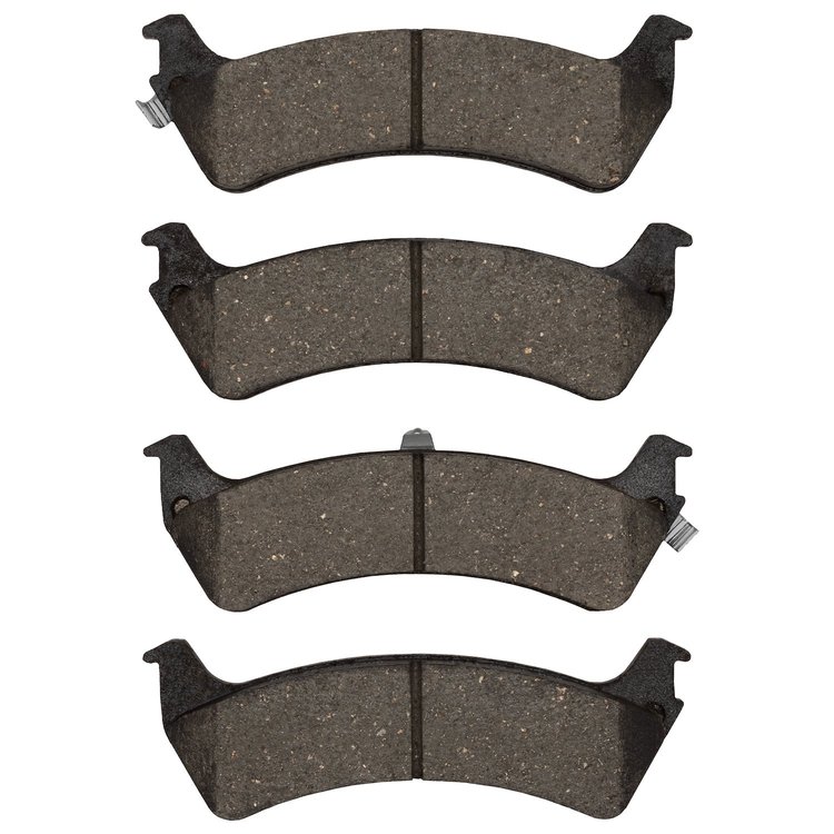 Semi-Metallic Brake Pads, 1995-2002 Ford/Lincoln/Mercury/Mazda, Position: Rear